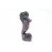 Handmade Natural Fluorite stone Horse Fish figure Home Decorative Gift Item